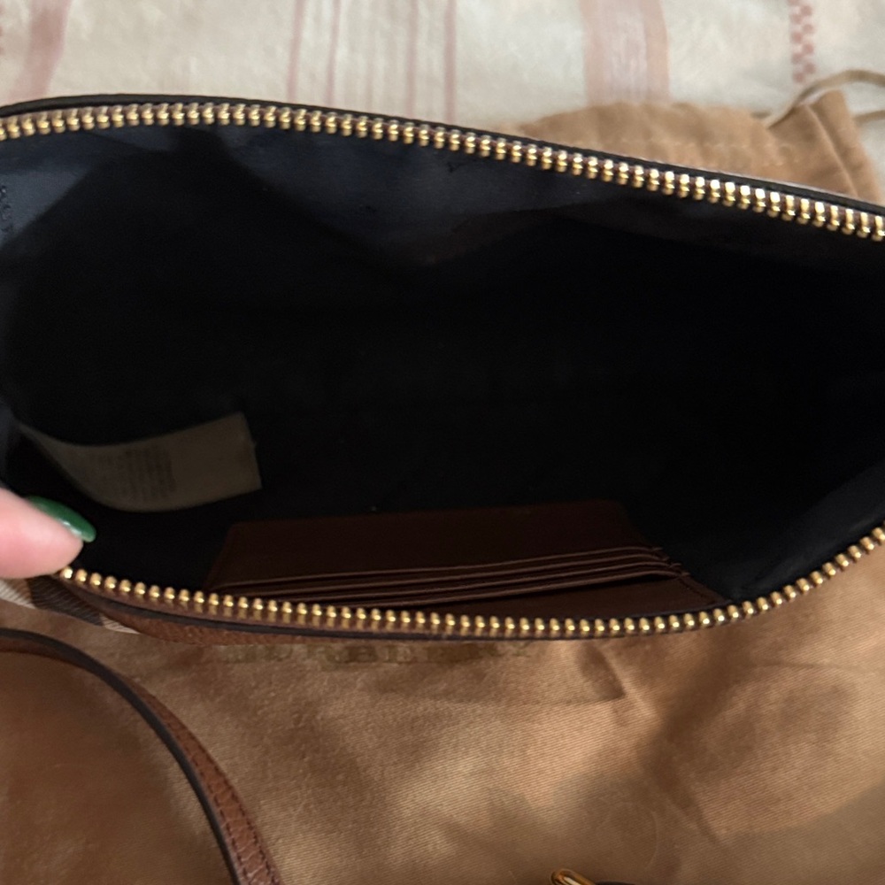 Burberry Nova check Canvas and Leather Crossbody Bag w/dust bag - Picture 2 of 6